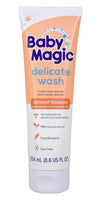 Baby Magic Delicate Wash, Gently Cleanses Baby, Tear-Free, Camellia & Coconut Oil, Almond Blossom Light Scent, Dermatologist & Pediatrician Recommended, Hypoallergenic, 8.6 oz (Pack of 1)