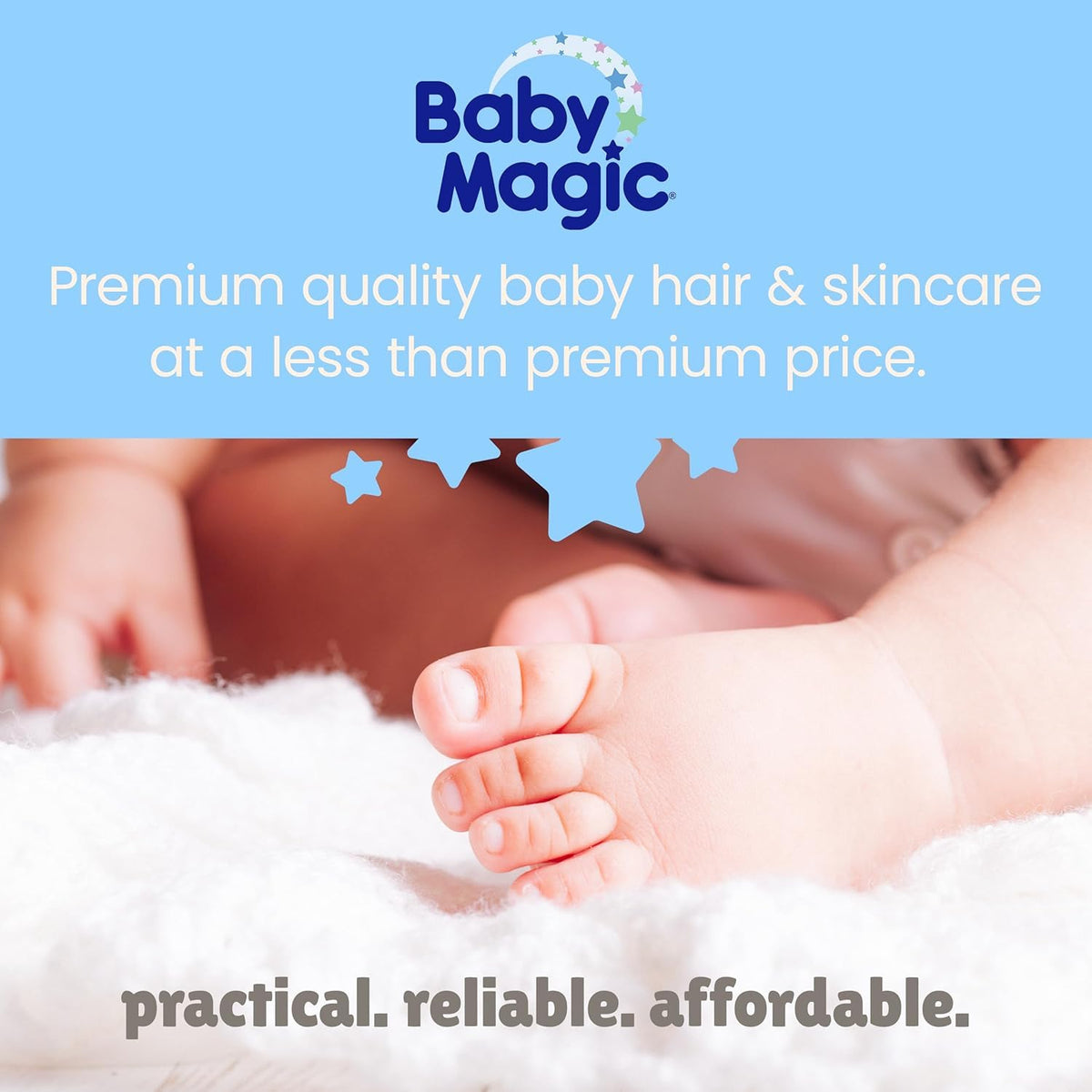 Baby Magic Delicate Wash, Gently Cleanses Baby, Tear-Free, Camellia & Coconut Oil, Almond Blossom Light Scent, Dermatologist & Pediatrician Recommended, Hypoallergenic, 8.6 oz (Pack of 1)