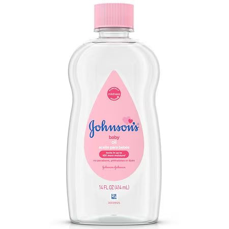 Johnson's Baby Oil, Pure Mineral Oil - Original Scent, 20 fl. oz