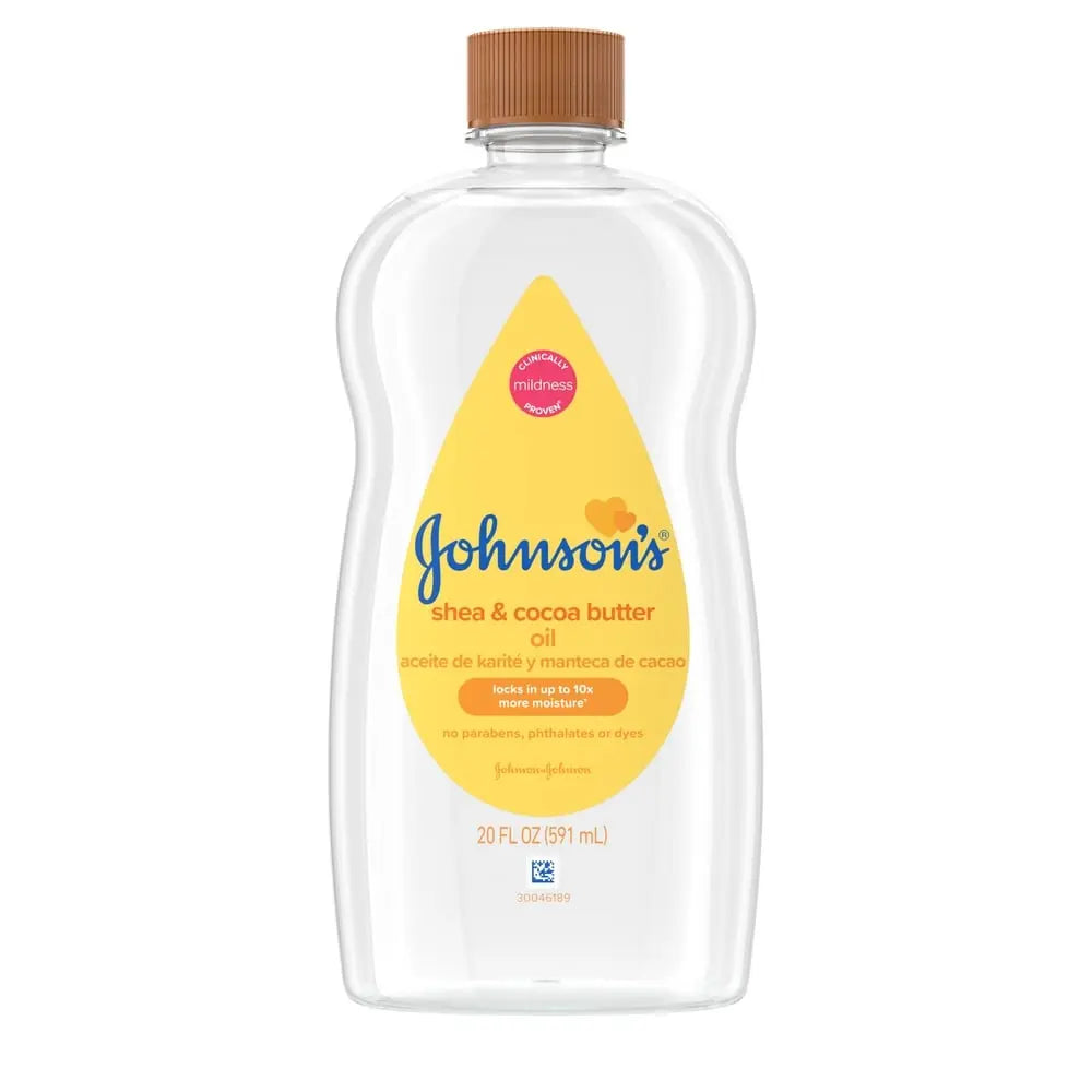 Johnson's Baby Shampoo with Aloe Vera & Vitamin B5, Tear Free, Newborn Essentials, No added Parabens & Sulfates, Hypoallergenic, Baby Essentials, 20.3 fl. oz