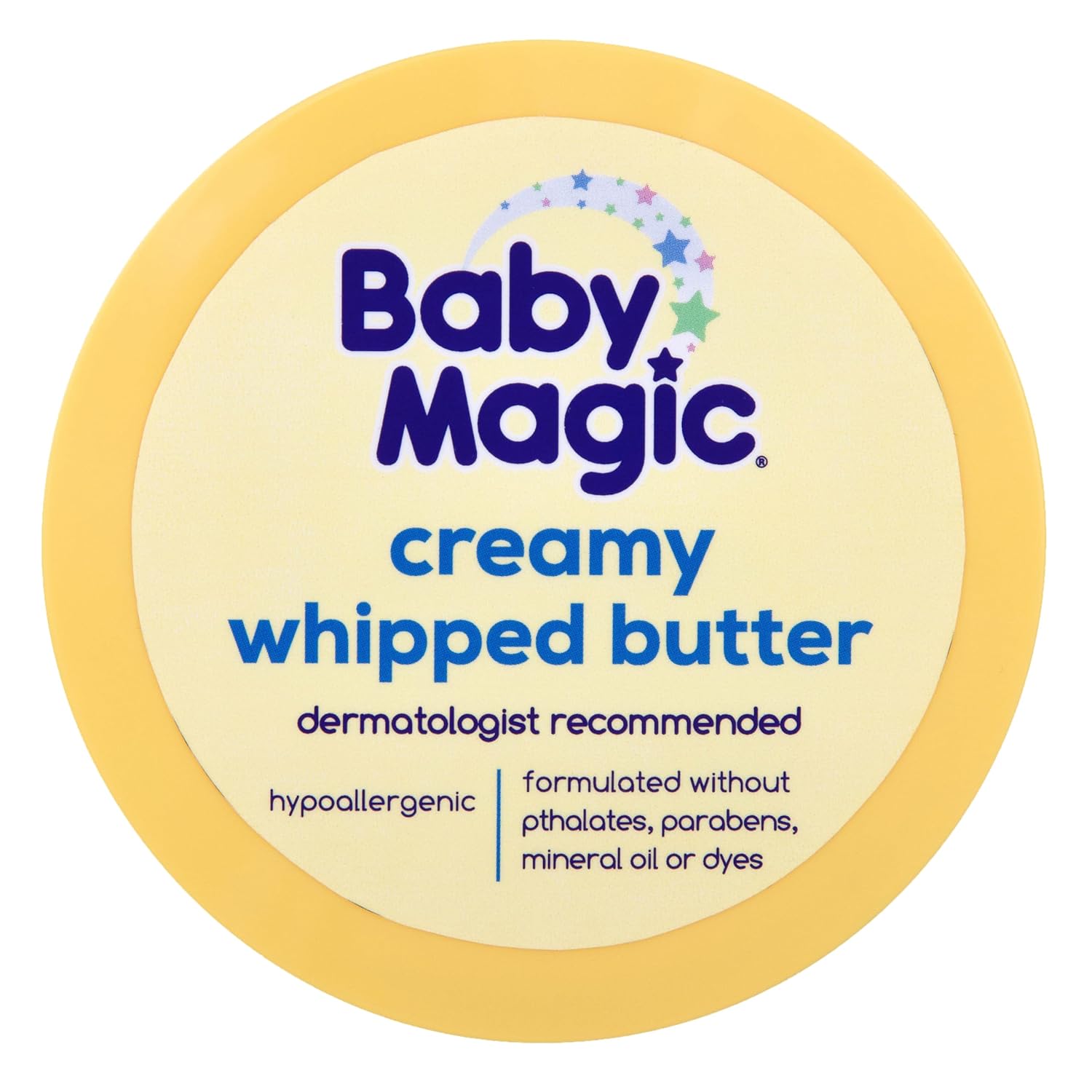 Baby Magic Creamy Whipped Butter, Soft Powder Scent, Helps Keep Skin Feeling Healthy and Baby Soft, Hypoallergenic, 8.4 fl oz.