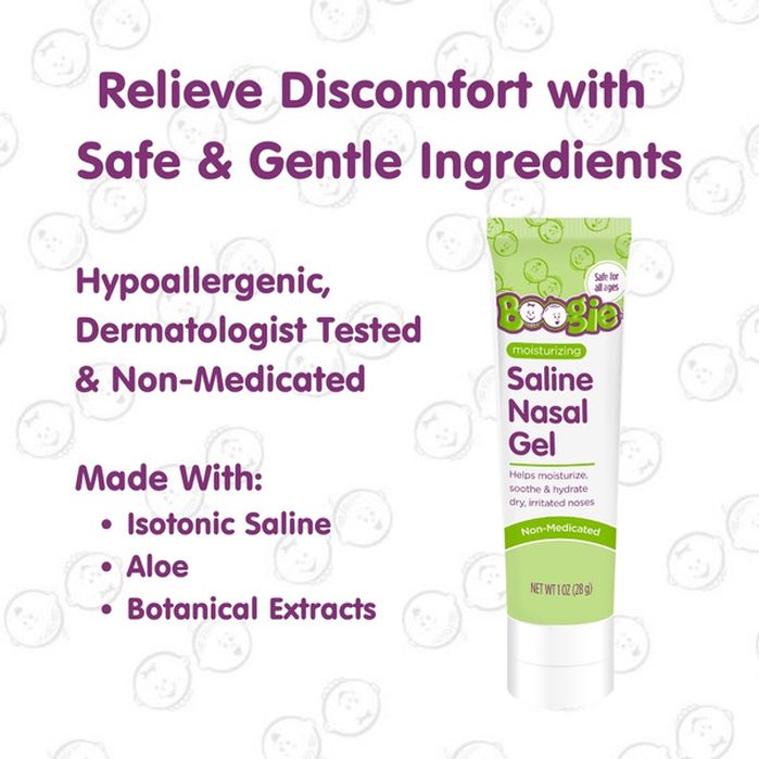 Boogie Moisturizing Saline Nasal Gel 1 oz