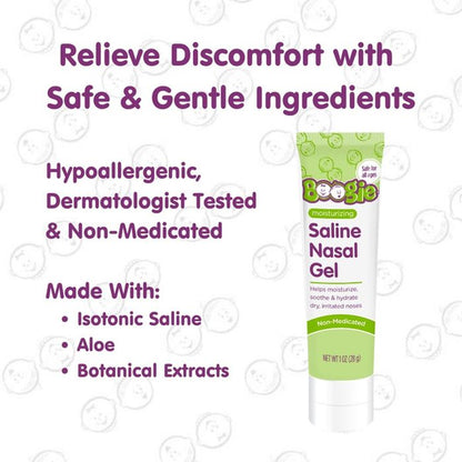 Boogie Moisturizing Saline Nasal Gel 1 oz