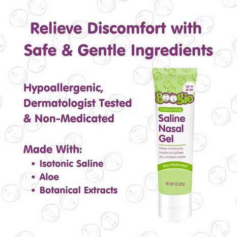 Boogie Moisturizing Saline Nasal Gel 1 oz